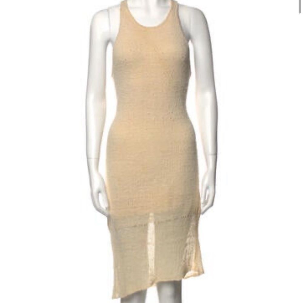 RAG & BONE cream knit dress